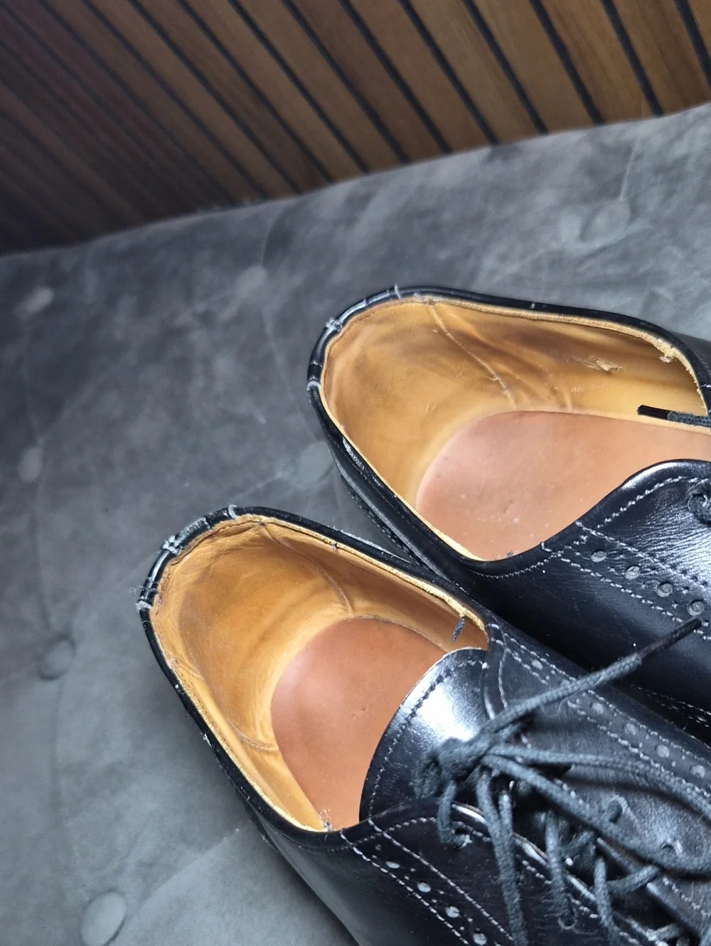 Allen Edmonds Classic Black Leather Cap-Toe Oxford Dress Shoes for Men 12